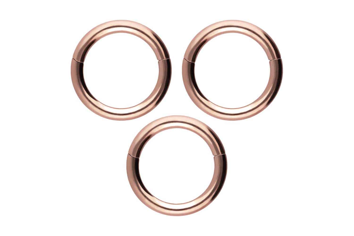 SET Chirurgenstahl Segmentring Clicker Piercing